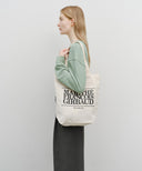 CLASSIC LOGO ECO BAG IN NATURAL image 4