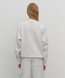 CLASSIC LOGO SWEATSHIRT IN LIGHT HEATHER GREY image 10