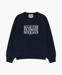 KIDS CLASSIC LOGO KNIT PULLOVER IN NAVY image 6