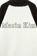 HIGH NECK RAGLAN KNIT ZIP UP FOR MEN IN DARK BROWN image 3