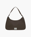 CLASSIC LOGO HOBO BAG IN BROWN image 8