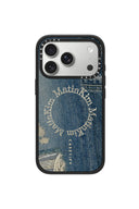 MATIN KIM X CASETIFY DENIM CIRCLE CASE IN BLUE image 1