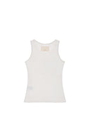 PINTUCK SLEEVELESS TOP IN WHITE image 8