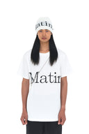 LOGO JACQUARD SHORT BEANIE IN WHITE image 15