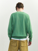 CLASSIC LOGO KNIT PULLOVER IN GREEN