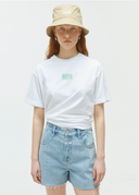 SMALL CLASSIC LOGO TEE IN WHITE image 4