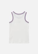 DAISY X MARITHE RINGER SLEEVELESS IN WHITE