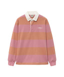 RUGBY STRIPE LONG SLEEVE IN PINK