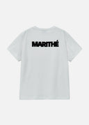 MARITHE UNION LOGO TEE IN WHITE image 2