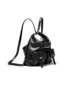 TWIN POCKET TWO WAY BAG IN BLACK
