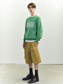 CLASSIC LOGO KNIT PULLOVER IN GREEN